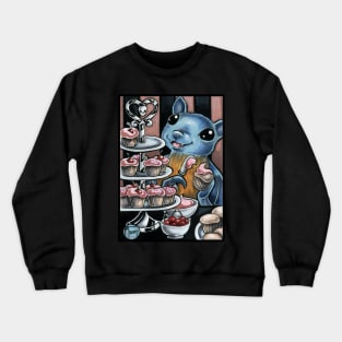 Bat With Cupcakes Crewneck Sweatshirt